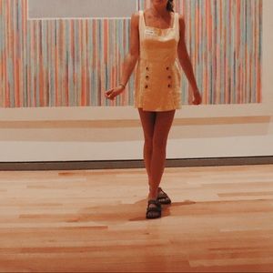 UO Romper with buttons